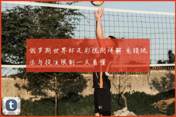 俄罗斯世界杯足彩规则详解 竞猜玩法与投注限制一文看懂
