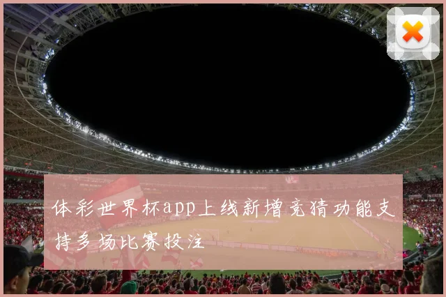 体彩世界杯app上线新增竞猜功能支持多场比赛投注