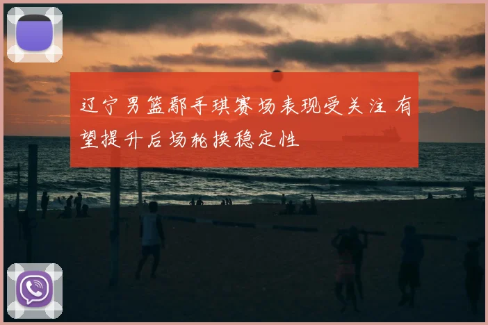 辽宁男篮鄢手琪赛场表现受关注 有望提升后场轮换稳定性